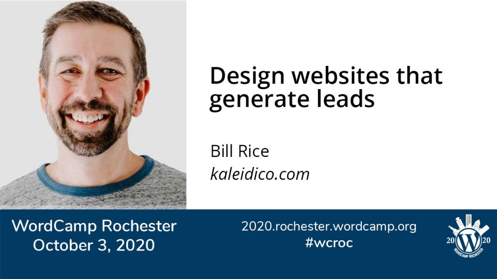 Design websites that generate leads Bill Rice